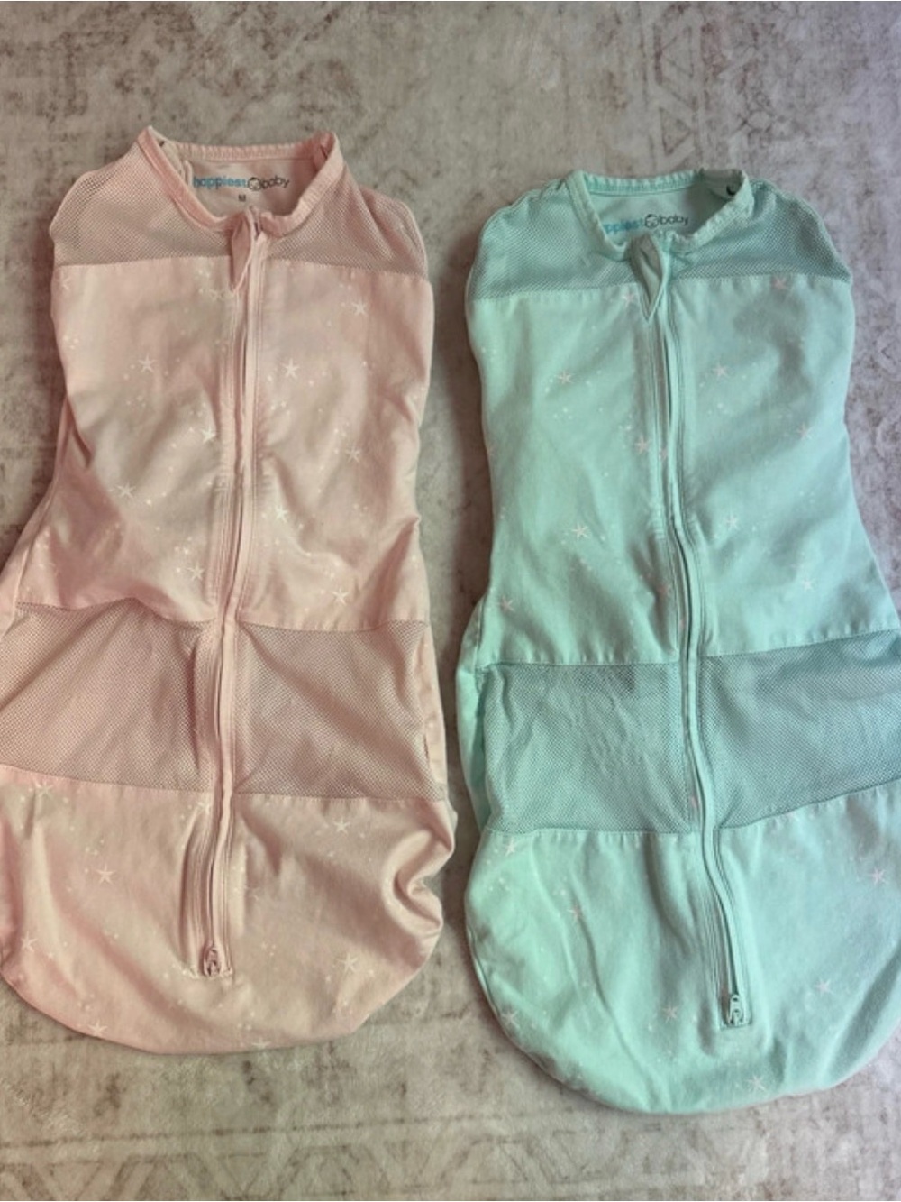 Happiest Baby Sleep Pea Sleepsacks Bundle of 2
